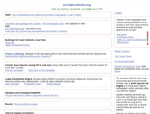 Tablet Screenshot of eco-tips.mkolar.org